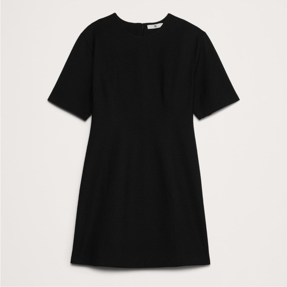 NWT! Banana Republic Black Everywhere Ponte Seamed Mini Dress - Multiple ♥️ - Picture 4 of 7